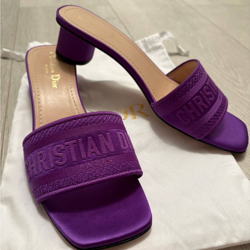 Dior Vibrant Purple Women's Sandals